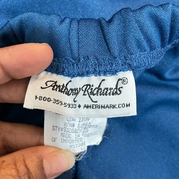 ANTHONY RICHARDS | PONTE CREASED PANTS 24W - Picture 8 of 10